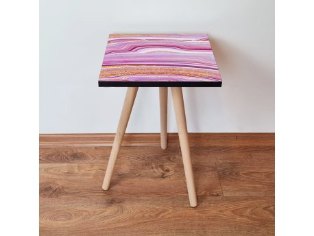 HANAH HOME Pomoćni stočić Shp88 Pink