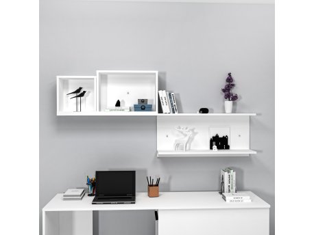 HANAH HOME Zidna polica Akser White