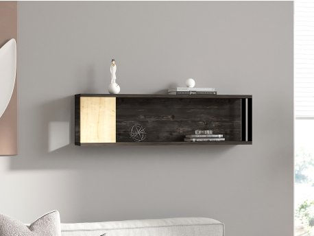 HANAH HOME Zidna polica Meedo Anthracite