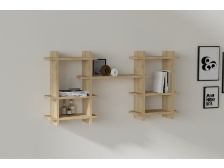 HANAH HOME Zidna polica Tefo Sapphire Oak