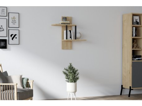 HANAH HOME Zidna polica Herra Sapphire Oak