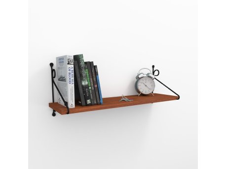 HANAH HOME Zidna polica Seramoni Walnut