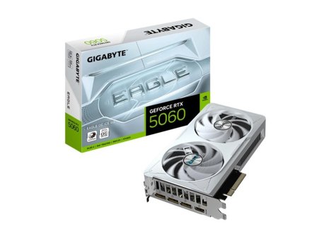 GIGABYTE GeForce RTX 5060 EAGLE OC ICE 8G GDDR7 128-bit GV-N5060EAGLEOC ICE-8GD