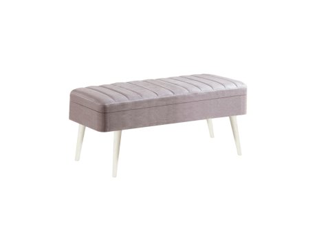 HANAH HOME Klupa Vina 0701 2 White Grey