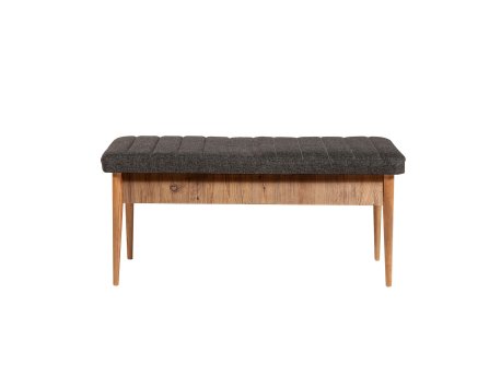 HANAH HOME Klupa Vina Bench Anthracite Atlantic