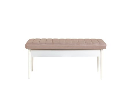 HANAH HOME Klupa Vina Bench White Stone
