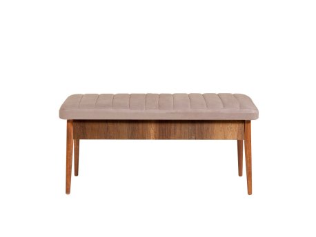 HANAH HOME Klupa Vina Bench Walnut Stone
