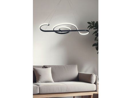 OPVIQ LED luster Clef de Sol Black Body White Light