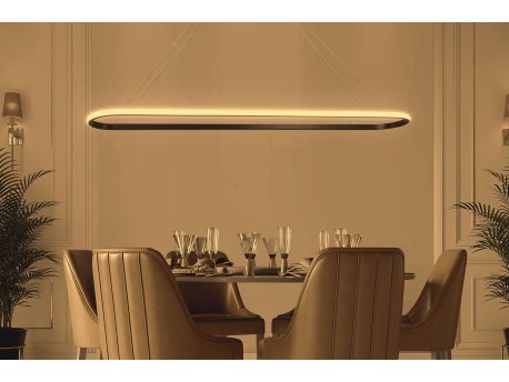 OPVIQ LED luster Spin Black Body Yellow Light