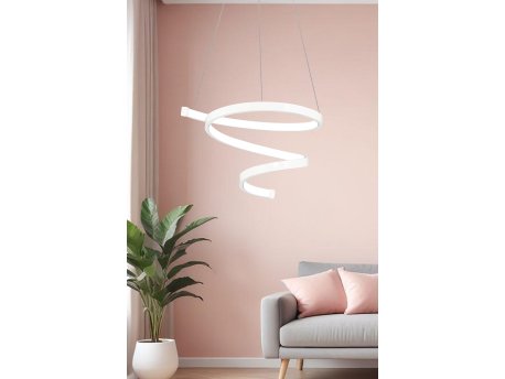 OPVIQ LED luster Mini Arc White Body Yellow Light