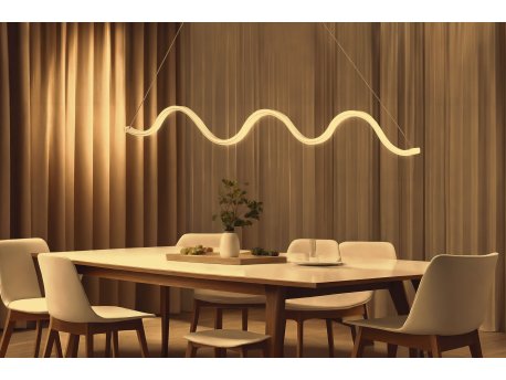 OPVIQ LED luster Frequency White Body Yellow Light