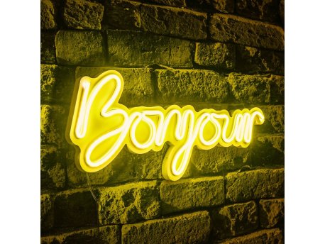 WALLXPERT Dekorativna plastična LED rasveta Bonjour Yellow