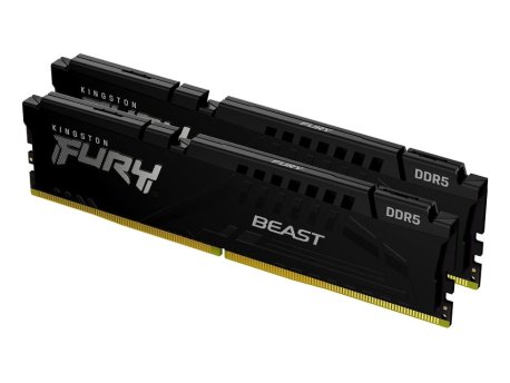 KINGSTON DIMM DDR5 128GB 2x64GB kit 5600MT/s KF556C36BBEK2-128 FURY Beast Black EXPO