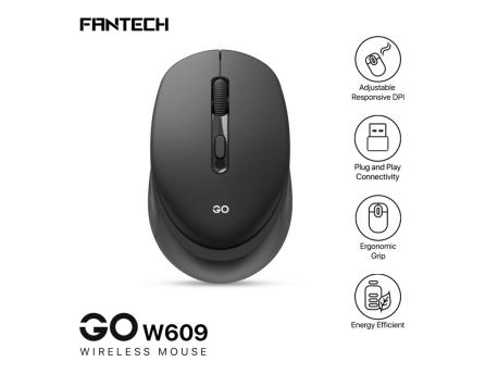 FANTECH Miš Wireless W609 GO crni