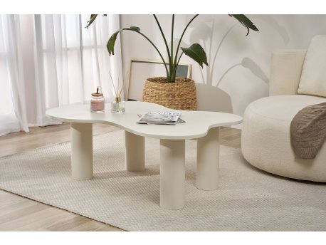 HANAH HOME Sto za dnevnu sobu Bloom Cream