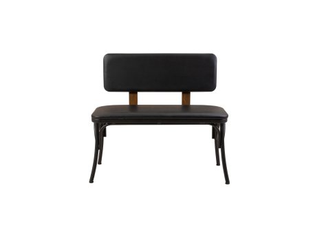 HANAH HOME Trpezarijska klupa Oliver Bank Black Barok