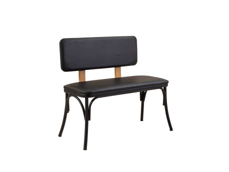 HANAH HOME Trpezarijska klupa Oliver Bank Black Karina
