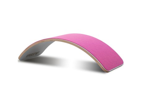 HANAH HOME Drvena balans daska Wavy Board White Pink