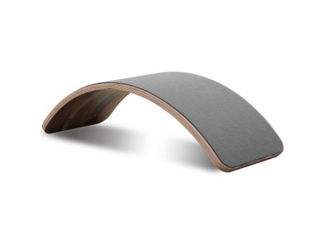 HANAH HOME Drvena balans daska Wavy Board Walnut Grey