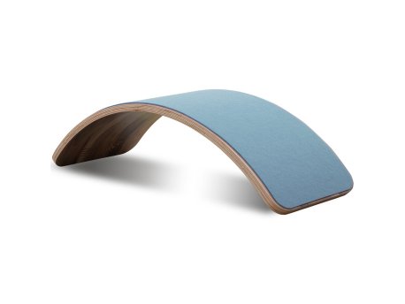 HANAH HOME Drvena balans daska Wavy Board Walnut Blue
