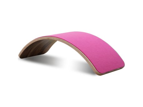 HANAH HOME Drvena balans daska Wavy Board Walnut Pink