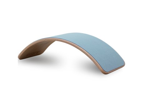 HANAH HOME Drvena balans daska Wavy Board Natural Blue