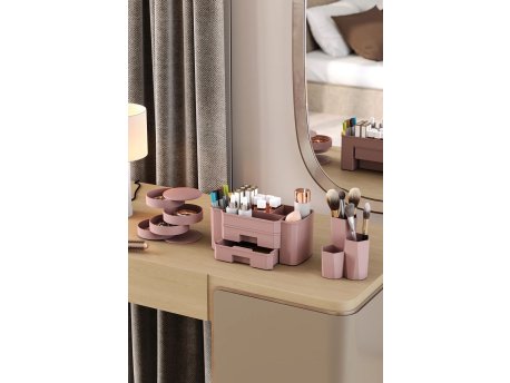 WALLXPERT Set organizatora za šminku (2 komada) Lotus Rose Gold