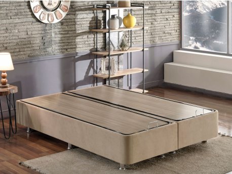 HANAH HOME Bračni krevet Ela Double Light Brown 160 x 200
