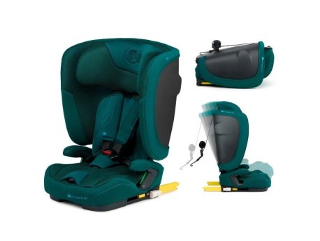 KINDERKRAFT Auto sedište Fix2Go i-Size 76-150 cm Green OUTLET