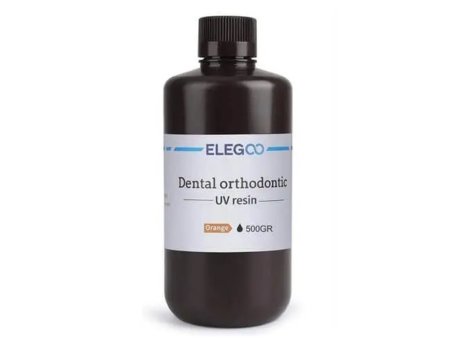 ELEGOO Dental Orthodontic UV Resin 0.5 kg Narandžasta