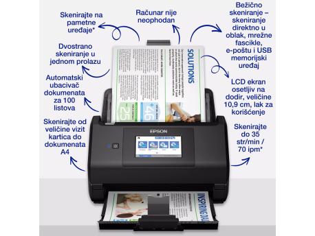 EPSON WorkForce ES-580W, skener sa uvlakačem listova A4