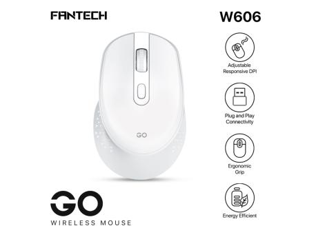 FANTECH Miš Wireless W606 GO beli