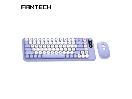 FANTECH Combo miš tastatura wireless WK-898 GO mochi85 ljubicasta