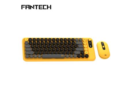 FANTECH Combo mis tastatura wireless WK-898 GO mochi85 zuta