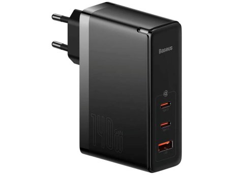 Baseus Baseus GaN5Pro punjač 140W 1*Usb A/2* Type C + kabl Type C/Type C crna