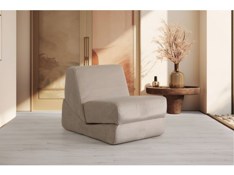 Atelier del Sofa Sofa-krevet sa 1 sedicom Origami Convertable Shiny Cream