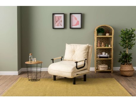 Atelier del Sofa Sofa-krevet sa 1 sedicom Sento Single Cream