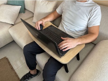 HANAH HOME Laptop stojeći sto Milton Sapphire Hrast