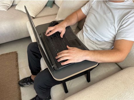 HANAH HOME Laptop stojeći sto Milton Anthracite