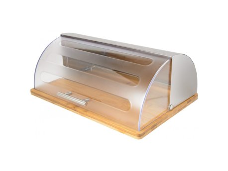 FIVE Kutija za hleb drvo Inox/PS/Bambus