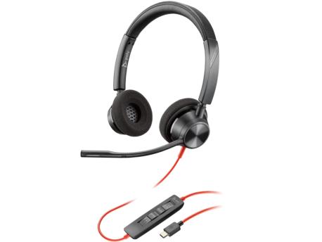 HP Poly Blackwire 3320 Stereo USB-C slušalice sa mikrofonom + USB-C/A adapter (8X219AA)