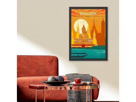 WALLXPERT Dekorativna slika Bangkok 2 (40 x 55)