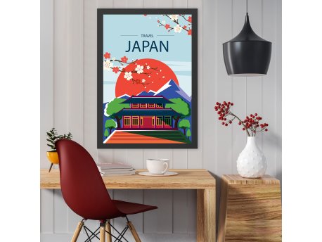 WALLXPERT Dekorativna slika Japan (40 x 55)