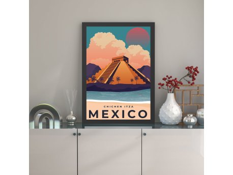 WALLXPERT Dekorativna slika Mexico 2 (40 x 55)