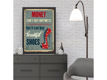 WALLXPERT Dekorativna slika Money (40 x 55)