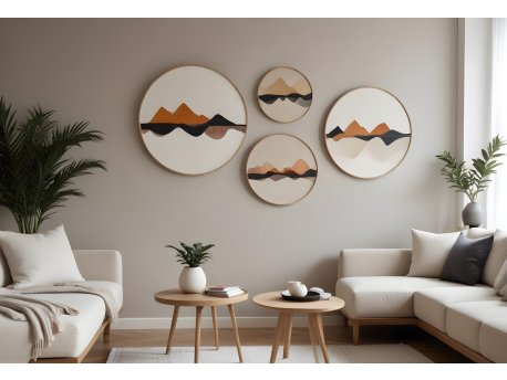 WALLXPERT Dekorativna slika iz 4 dela Huhu298