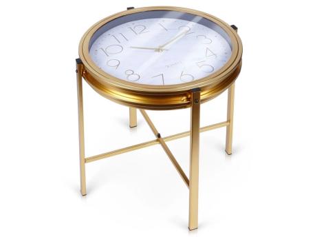 Vilde 569726 Round sto sa ugrađenim satom