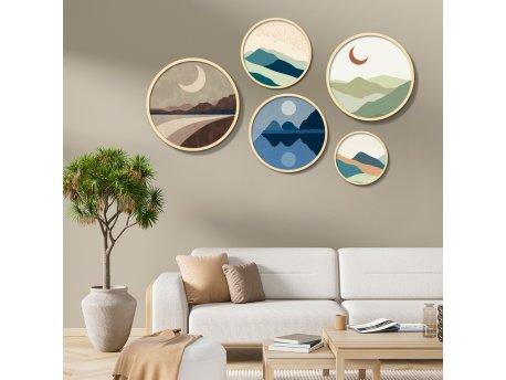 WALLXPERT Dekorativna slika iz 5 delova Yats 23
