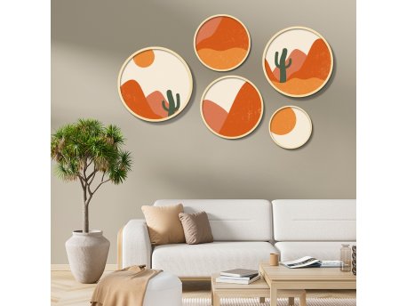 WALLXPERT Dekorativna slika iz 5 delova Yats 24