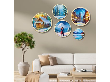 WALLXPERT Dekorativna slika iz 5 delova Yats 28